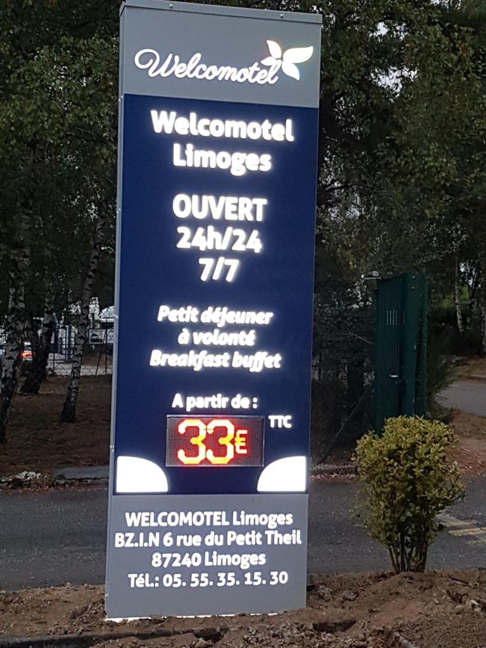 Welcomotel Limoges Zewnętrze zdjęcie